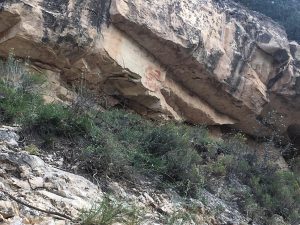 Pictographs on the Bright Angel Trail